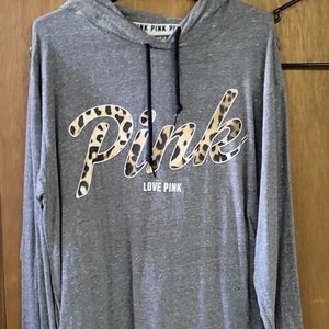 VS PINK Campus Hoodie Tee